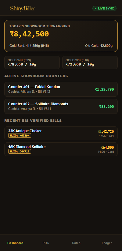 ShinyBiller Companion Mobile App